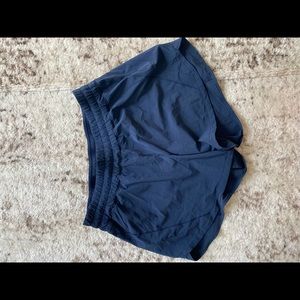 Womens Lululemon running shorts navy size 10